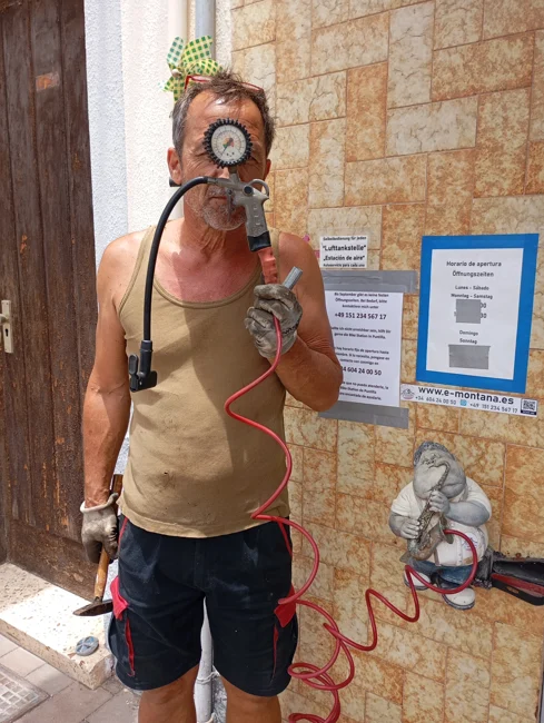 Air pump station